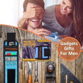 Gifts for Men Magnetic Wristbands Tools Gifts for Dad, Birthday Valentines Mens Gifts for Him Gadgets for Men, Father's Day Dad Gifts Idea DIY Tools for Men, Presents For Men Dad Husband