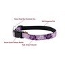 Aiminto Dog Collar, Cute Floral Pattern, Neoprene Padded and Adjustable