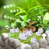 Resin Decoration Resin Luminous Figurine Mini Luminous Rabbit Mini Resin