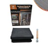 Pet Proof Window Screen Replacement Kit 36"x86" with Spline Roller,