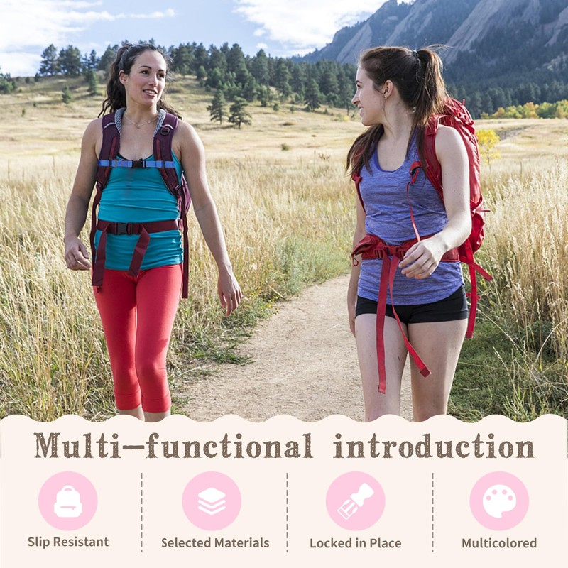 Ikerall Sternum Straps For Backpacks 1-pack,Adjustable Chest Strap with Emergency