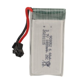 3.7V 1800mAh Battery With SM Black Plug 903052 Lipo 25C Overcharge Short Circuit Protection RC Airplane Battery For X5SW