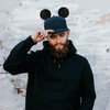 Magnetic Mouse Ears for Hats, Removable Magnet Minni Ear for