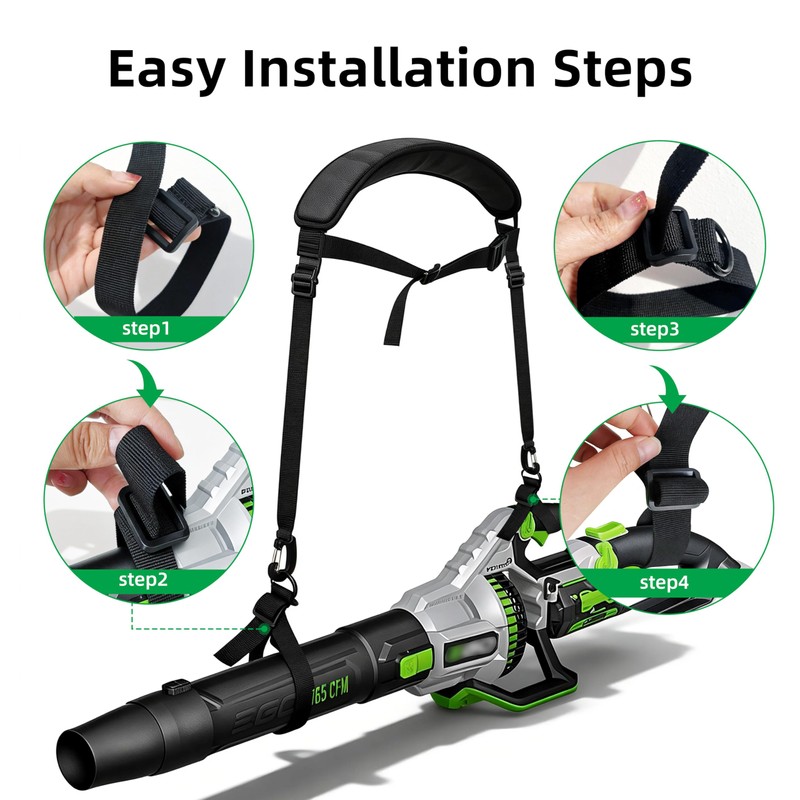 Universal Leaf Blower & Trimmer Shoulder Strap - Adjustable Design