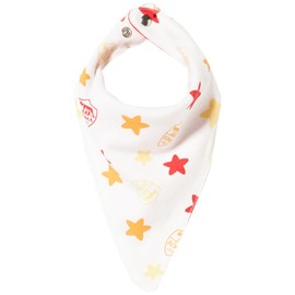 CHAPS Merchandising GmbH Unisex Baby asr-slä-23 Bib, White and Red, One Size, white and red