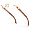 HEPIDEM Wood Handmade Glasses Square Rimless Luxury Eyeglasses 0816 (Real