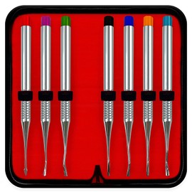 7 Pc Precise German Grade Premium Dental Elevator Proximators Orthodontic Pdl Luxating Root Elevator Periotome Luxation for Tooth Extraction Extracting German Grade