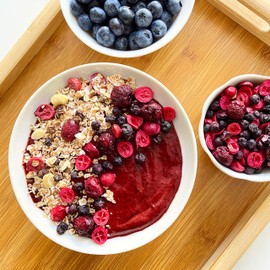 myfruits Wildheidelbeeren, gefriergetrocknet, 300g, ohne Zusätze, 100% wilde Heidelbeeren, Gefriergetrocknete Früchte für Müsli oder als Snack