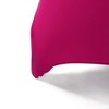 Peomeise 6FT Spandex Table Cover Rectangular Stretch Spandex Tablecloth (Fuchsia,6FT)
