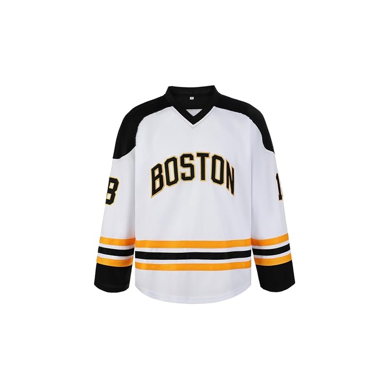 Men's Happy Gilmore Jersey 18 Adam Sandler 1996 Movie Hockey