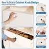StickNGo 20-Pack Self-Adhesive Cabinet Knobs, No-Drill Self-Stick Drawer Knobs for