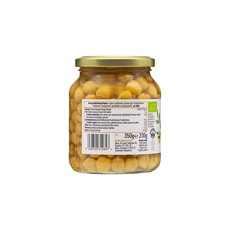 Biona Organic Chick Peas 350g