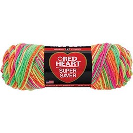 Coats Yarn Red Heart Super Saver Yarn, Day Glow by Coats: Yarn