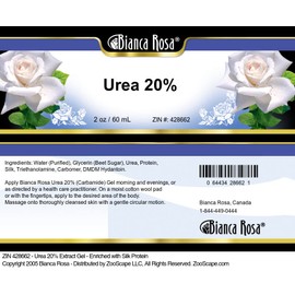 Bianca Rosa Urea 20% Gel - Enriched with Silk Protein (2 oz, ZIN: 428662) - 3 Pack