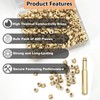 QSJ Threaded Insert 400Pcs M3 x L4 x D5 Heat