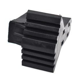 Xiuyer Ladder Feet, 4pcs Non-Slip Ladder Feet, Ladder Feet Rubber Pads Set, Ladder Foot Cover, Black Ladder Leg Covers for Extension Ladder, Home Workers on Construction Site