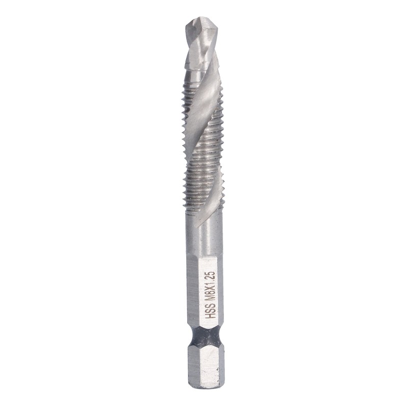 Drill Tap Bit Set Hex Shank Metric Combo HSS Ti