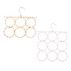 ABOOFAN 2pcs Foldable Scarf Hangers Space Saving Household Tie and