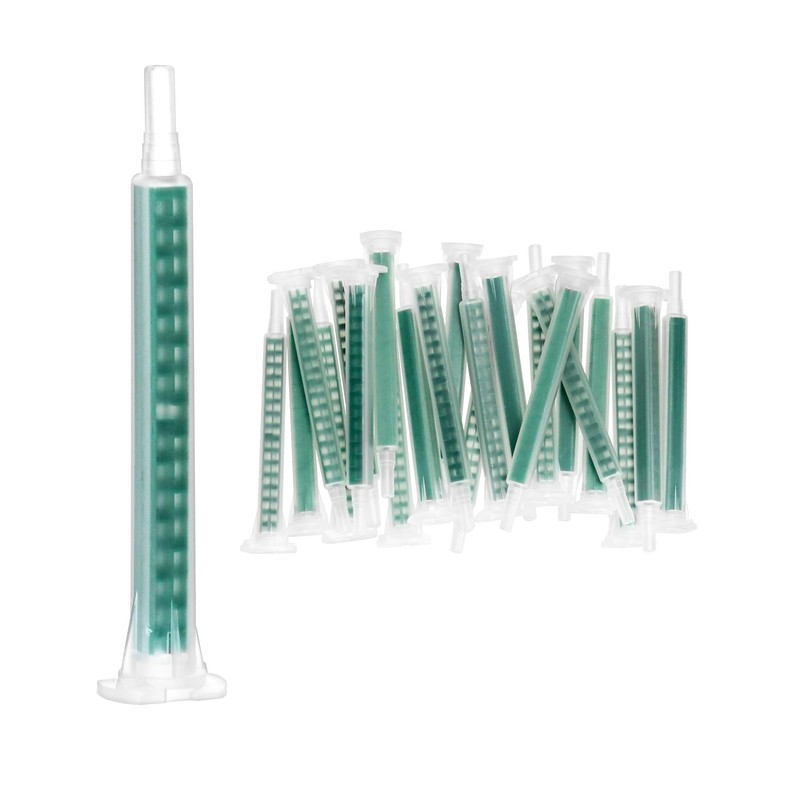 QWORK Static Mixing Nozzle Tip, 50 Pcs Mixing Epoxy Adhesive