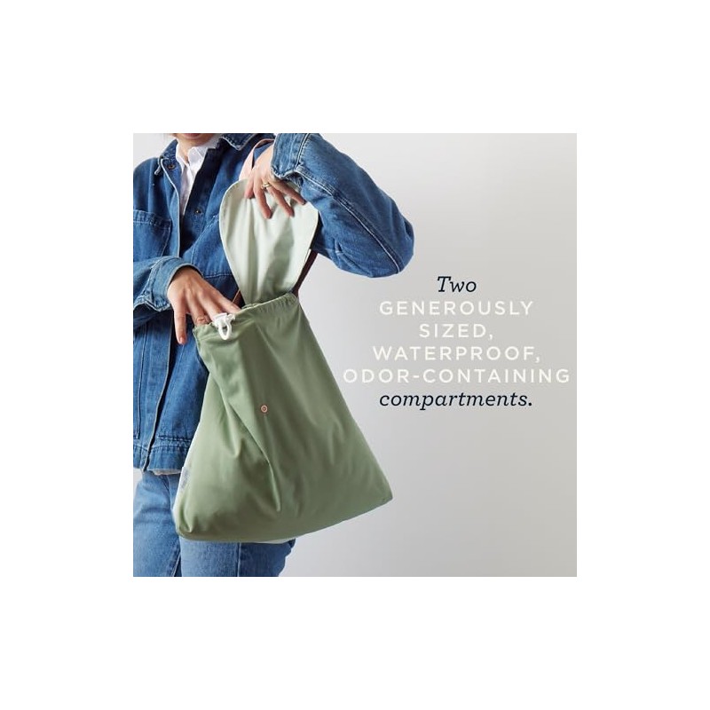 Esembly Day Bag, Wet & Dry Storage - Verdant Gingham