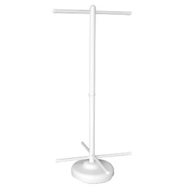 Pool Float Storage Rack for Organizing Your Inner Tubes Made in The USA of White PVC Portable Outdoor Rack for Pool Floaties 409-W