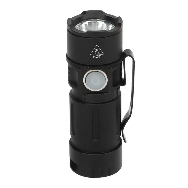 800LM Mini Flashlight Small Pocket EDC Light USB Rechargeable Keychain
