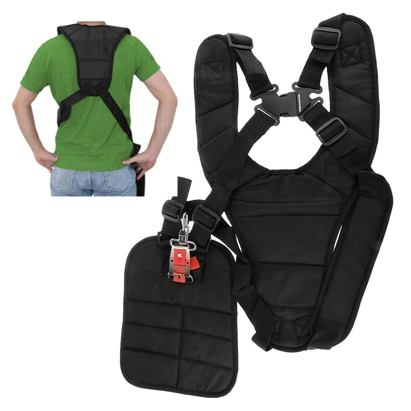 Anpongta Trimmer Harness Strap, Comfort Padded Belt Double Shoulder Strap