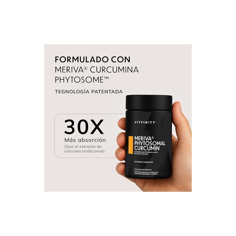 Cúrcuma Formulada Meriva Phytosome Potenciada Pimienta Negra Redefinimos Estándar Suplementación