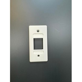 Single Switch Plate Cover – Ivory – 3D Printed Replacement for Fleetwood RV – Fits 595201, 10115888 – Made in USA