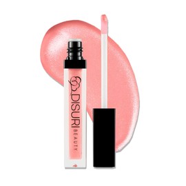 DISURI Beauty Shimmer Lip Gloss - Non-Sticky Girls Lip Gloss - Long Lasting Lip Gloss for High Shine - 0.7 FL Oz Lip Gloss for Girls & Women - Cruelty Free Lip Gloss - (Baby Sue: S15)