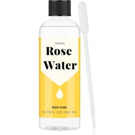 Hidrosol De Rosas De 10.15 Onzas Líquidas Para Bruma Hidratante Facial. Agua De Rosas 100% Pura. Limpia Y Suaviza La Piel, Promueve La Salud Celular. Apto Para Todo Tipo De Piel.