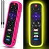 SOTATOO Roku TV Remote Case, 2 Pack, Silicone Protective Controller,