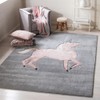 SAFAVIEH Carousel Kids Collection Area Rug - 6'7" x 9',