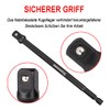 Fourrobber 8-Piece Hex to 1/4 Inch 3/8 Inch 1/2 Inch
