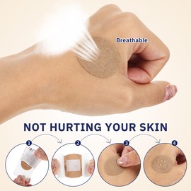 50pcs Breathable Elastic Fabric Wound Care for Wounds Medical Tape for Outdoor Activities Hydrocolloid Bandages Cartoon Design