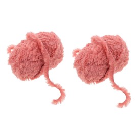 DOITOOL 2 Rolls Comfortable Crochet Yarn DIY Doll Crochet Yarn Versatile Polyester Wool for Knitting Sweaters Scarves and More Options