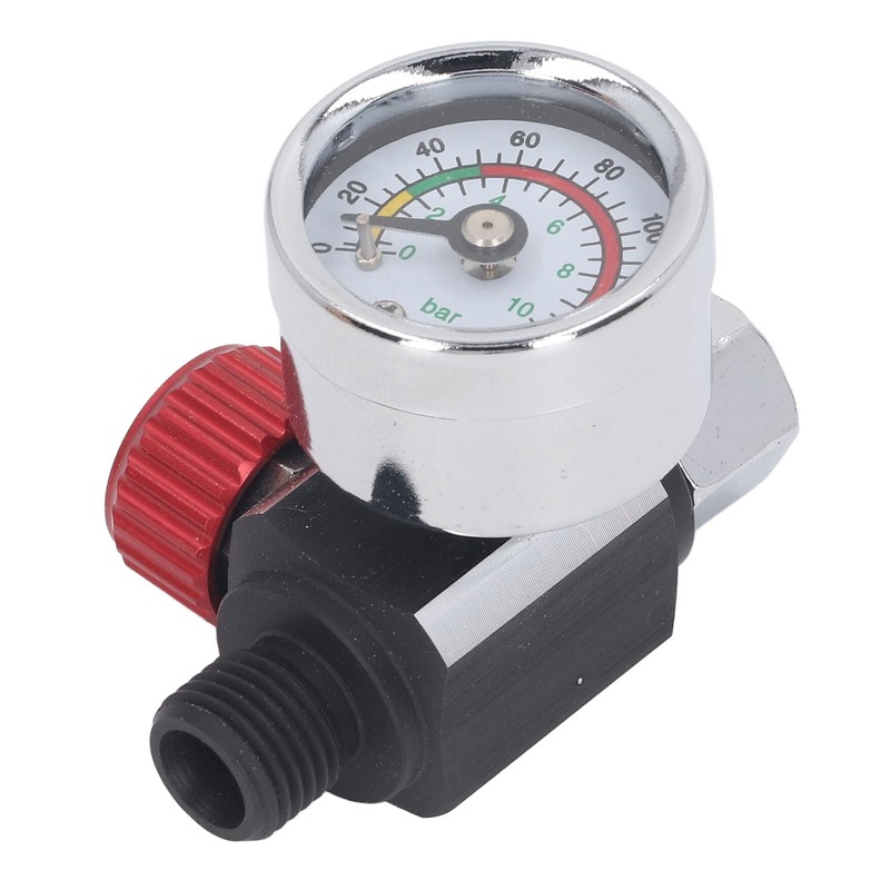 Spray Gun Air Pressure Regulator Aluminum Alloy High Accuracy Adjustment