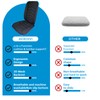 AEROiVi Car Seat Cushion with Back Support Pillow,Breathable 3D Air