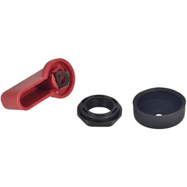 EZROAD Red Switch Handle Lever 207073 Compatible with Miller Bobcat 250 D NT Legend 302 Trailblazer 325 275 Welder Ignition Switch MIL207073 for Ignition Switch 176606 217680 207110 Dust Grommet Nut