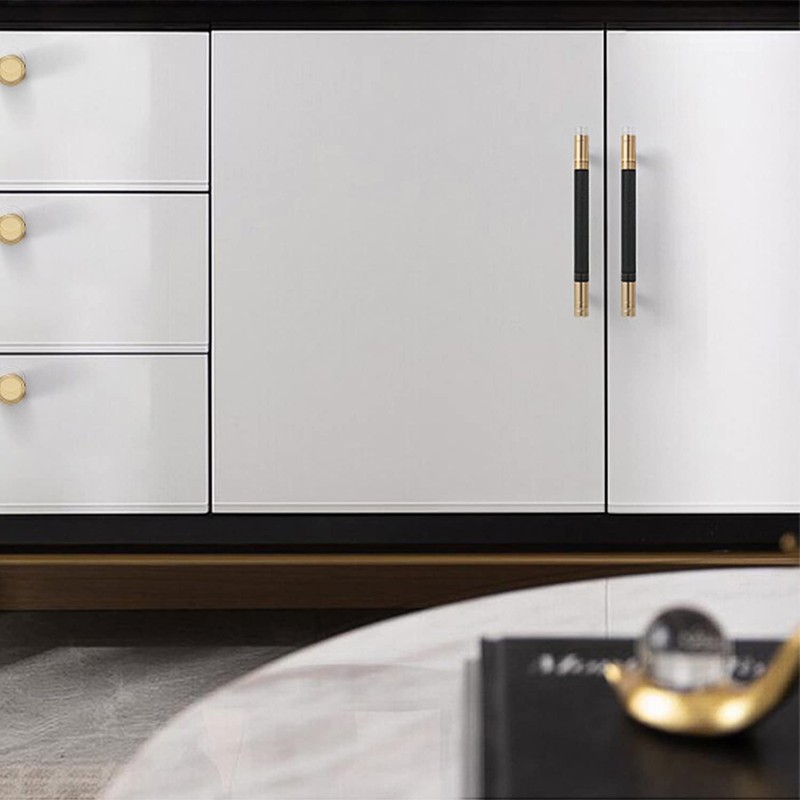 10 Pack Black Cabinet Handles , 6" Drawer Pull, Cabinet