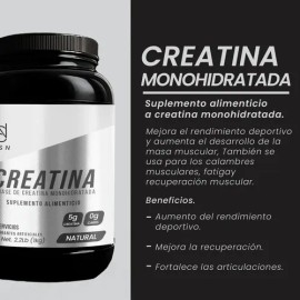 Creatina Monohidratada En Polvo Psn 1kg Sabores Natural                                                                                               