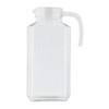 Bestco ND-2357 Glass Pitcher, 1.7L White, Quadro Pitcher