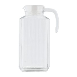 Bestco ND-2357 Glass Pitcher, 1.7L White, Quadro Pitcher