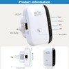 WiFi Repeater & Booster – 300 Mbps 2.4 GHz Wireless