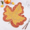 Beaded Leaf Placemats (Set of 4)