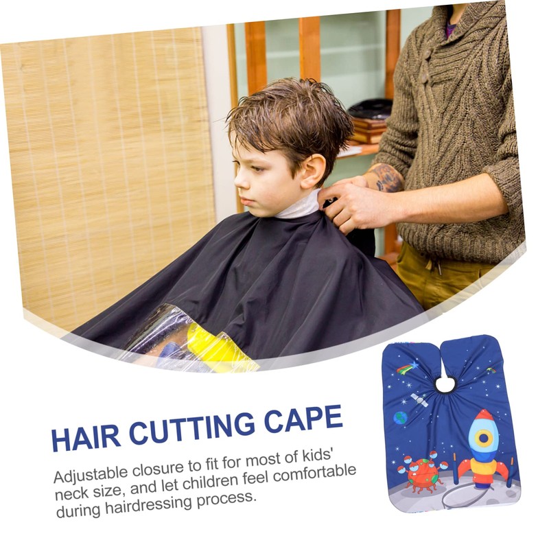 LALAFINA Professional Barber Styling Salon Cloak Kids Haircut Cape Hair