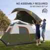 Toogh 3/4 Person Camping Tent with 1 Door, 4 Windows,