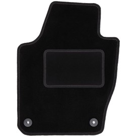 Wielganizator Car Mat - Suitable for Seat Ibiza IV 6J Hatchback, ST, Estate 2008-2017 - Velour - Car Accessories - Car Floor Mats - Floor Mat Car - 1 Piece - Black