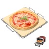 Outspark Pizza Stone with Rack for Ninja Woodfire OO101 8