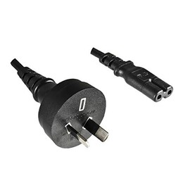 DINIC Power Cable for Australia Type I to C7 (1.80 m, Black)